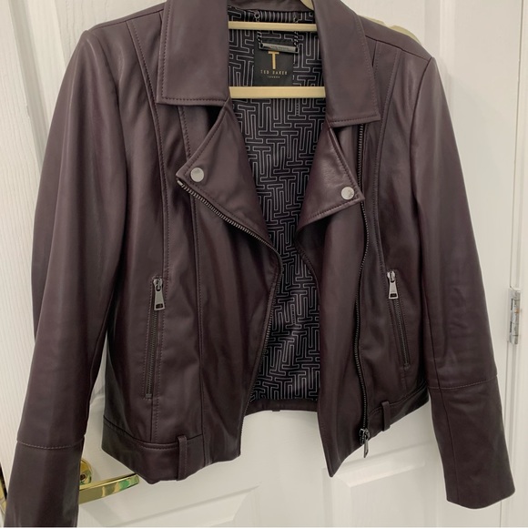TED BAKER LONDON Leather Jacket - Picture 15 of 15
